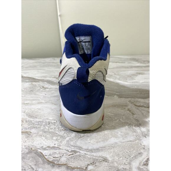 Youth 7 Nike Air Speed Turf Blue And White Style BQ9632-100 - Picture 8 of 11